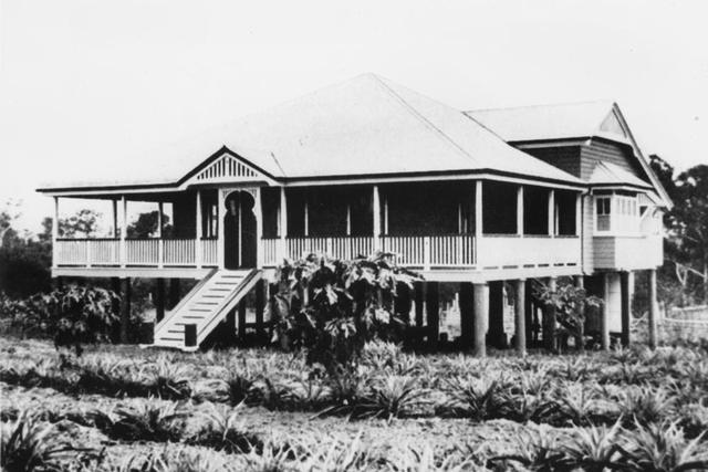 Old timber house with weatherboard walls and a verandah